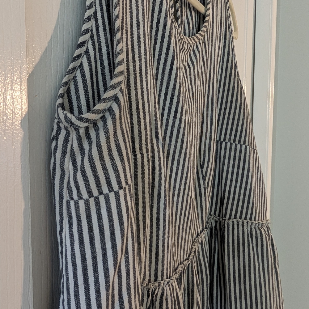 Striped Sleeveless Dress